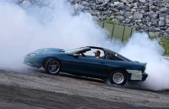 Rolling Burnout & Donut Contest at GM Nationals