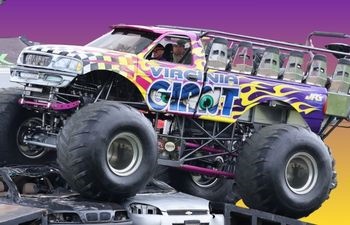 Ride in a REAL Monster Truck with the Virginia Giant