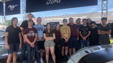 Tech Link Students Tour Ford's Midway Showcase - Carlisle Ford Nationals